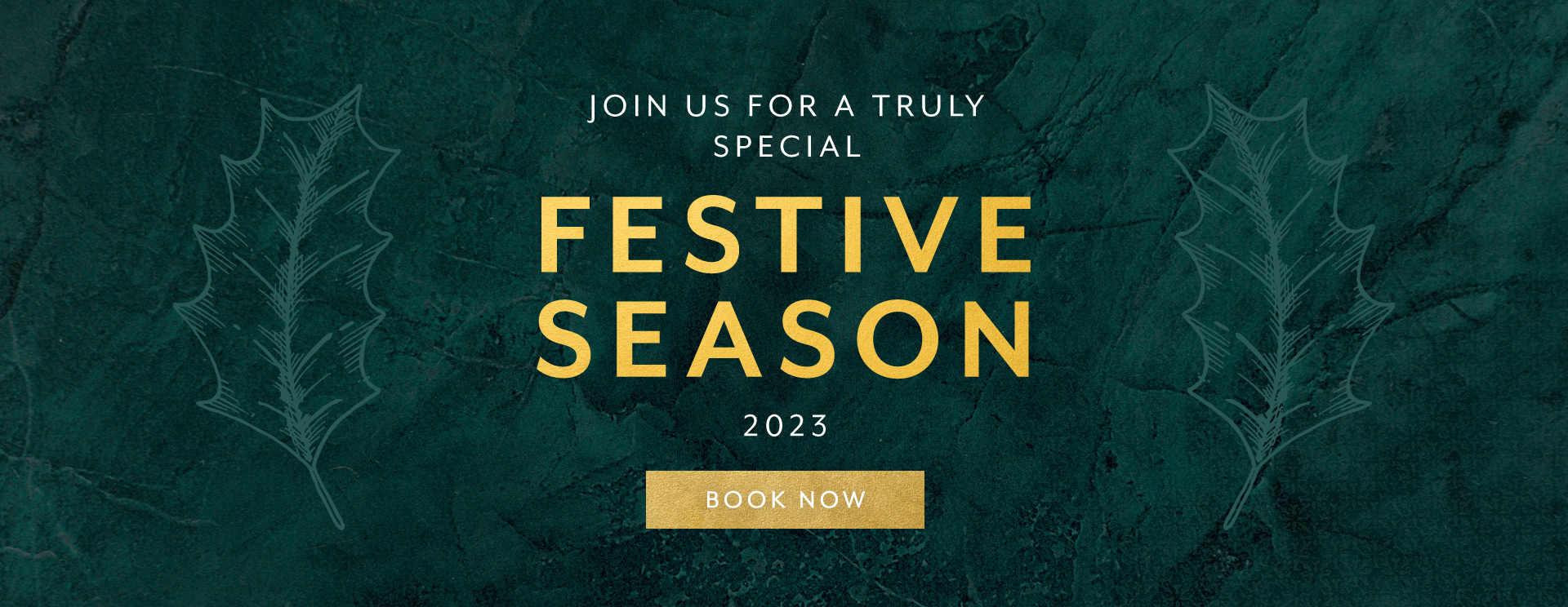 Christmas menu at The George