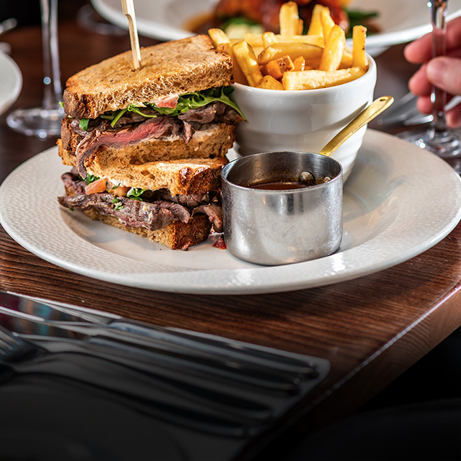 Brunch menu at The George