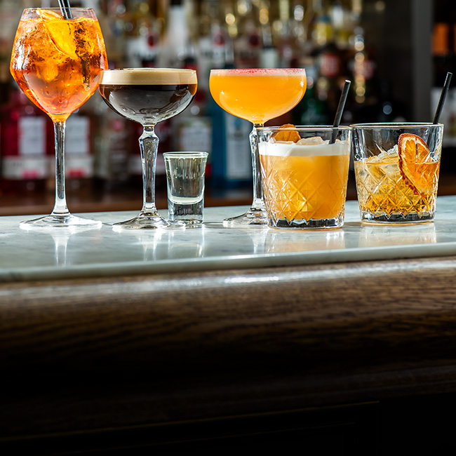 Wine & Drinks menu at The George