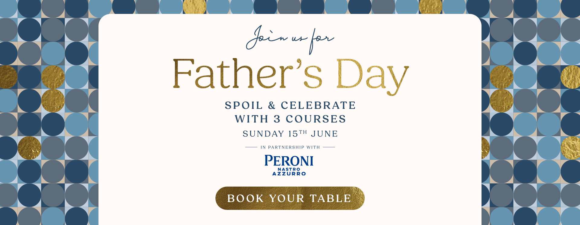 Father’s Day menu Bromley
