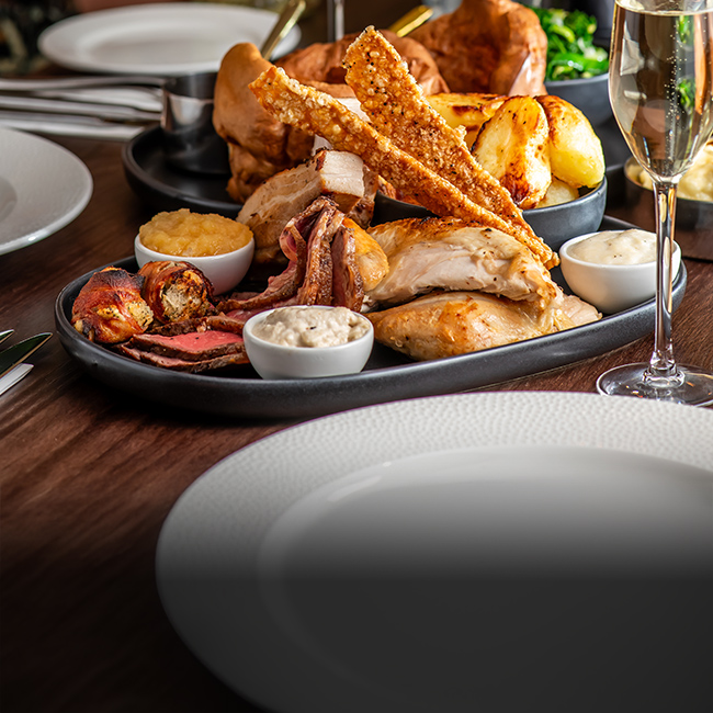 Sunday menu at The George