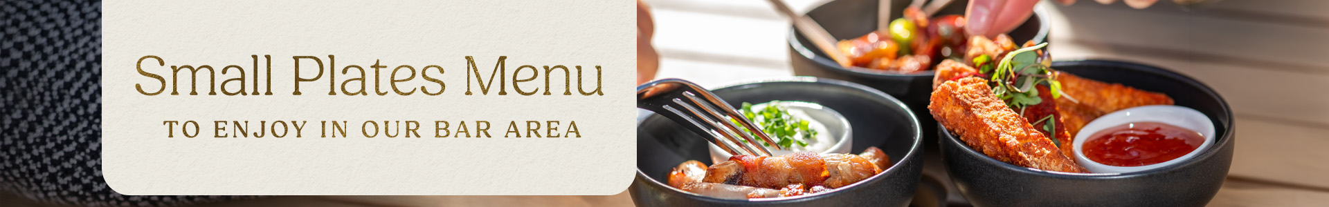 Small Bites Set Menu