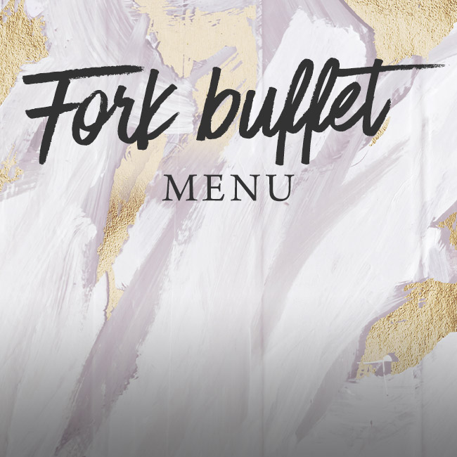 Fork buffet menu at The George